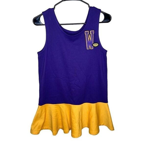 VTG UW Cheerleader Dress Embroidered Size Small - Picture 1 of 4